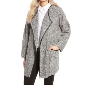 ASTR The Label Drape Front Knit Sweater Jacket Cardigan Sz Small